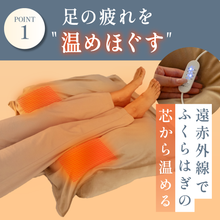 Load image into Gallery viewer, ふくらはぎがホッとする足枕【HFP01-REC】
